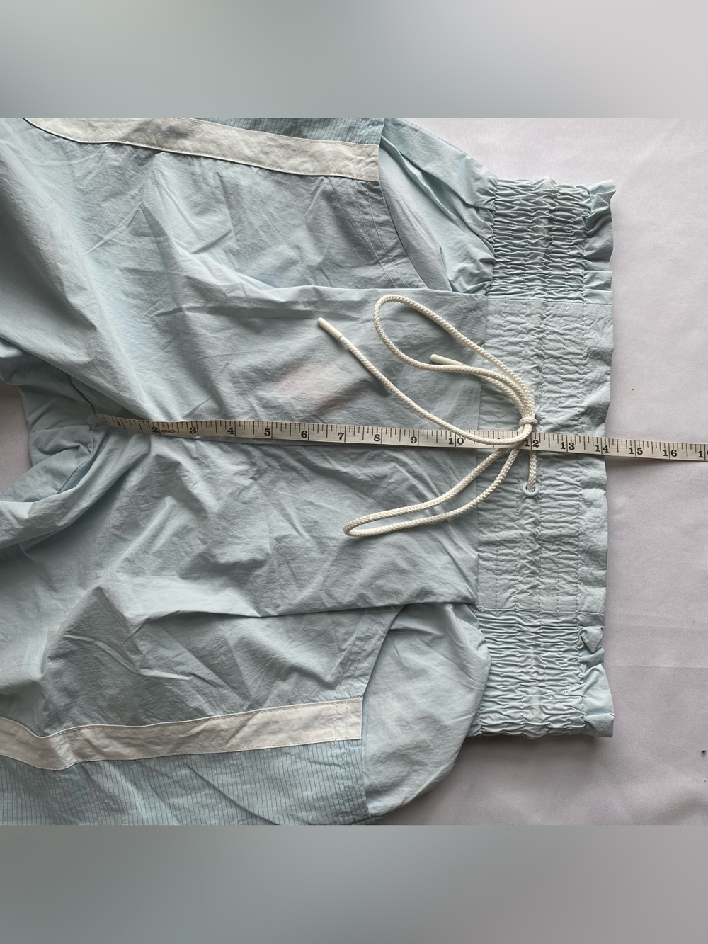 NWT FP Movement Arctic Snow Blue The Champ Is Here Barrel Leg Pants Size Medium - Picture 15 of 16